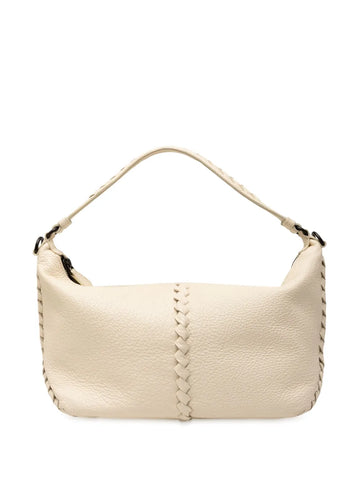 Bottega Veneta Pre Owned 2012 2025 Intrecciato Trimmed Cervo Hobo Bag