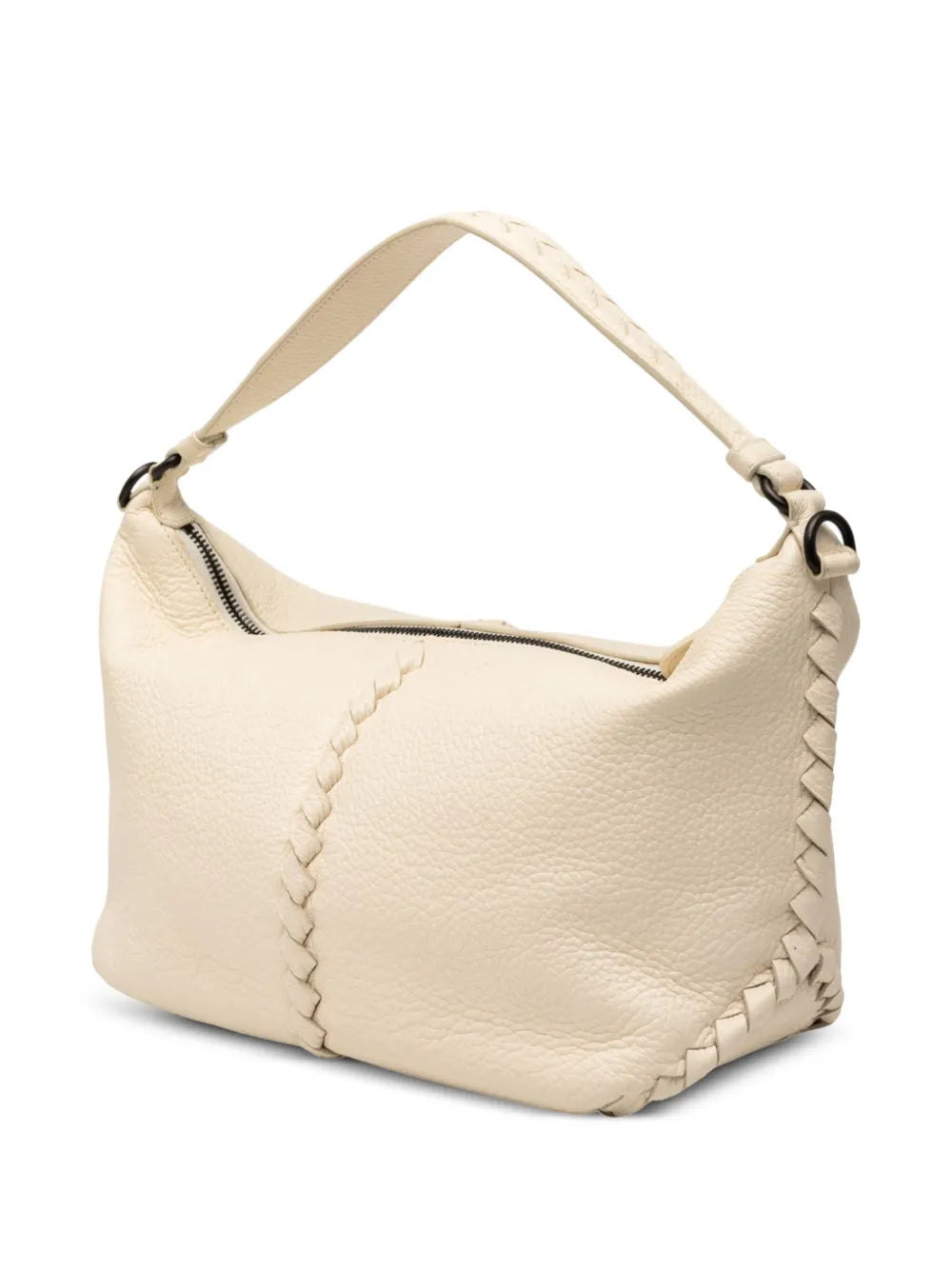 Bottega Veneta Pre Owned 2012 2025 Intrecciato Trimmed Cervo Hobo Bag