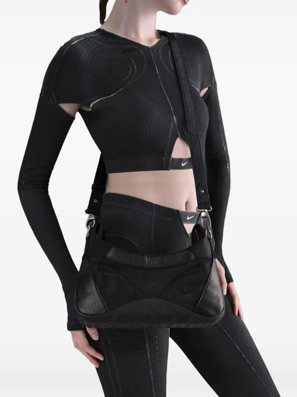 Nike X Knwls Razr Textured Shoulder Bag