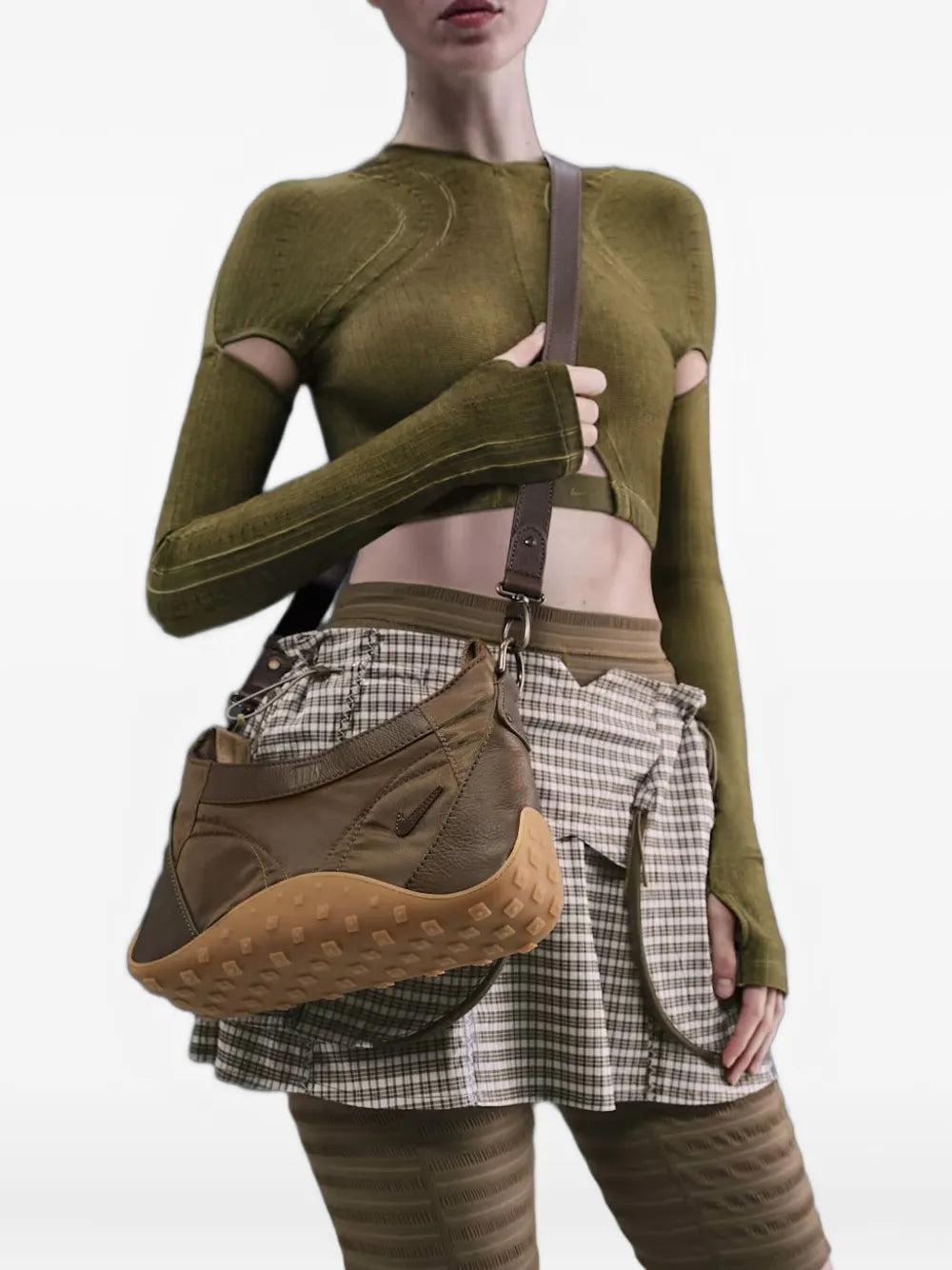 Nike X Knwls Razr Panelled Shoulder Bag