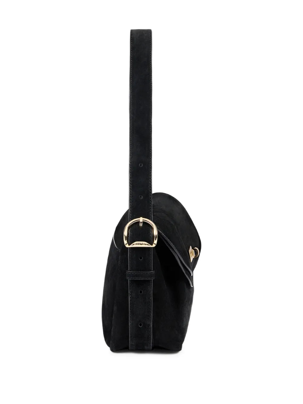 Sandro Le Mambo Suede Shoulder Bag