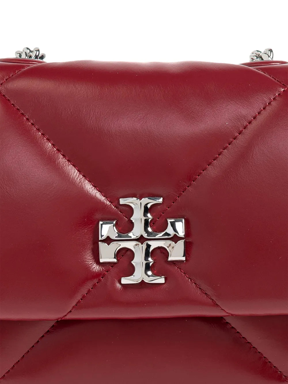 Tory Burch Quilted Design Logo Detail Chain Shouder Bag