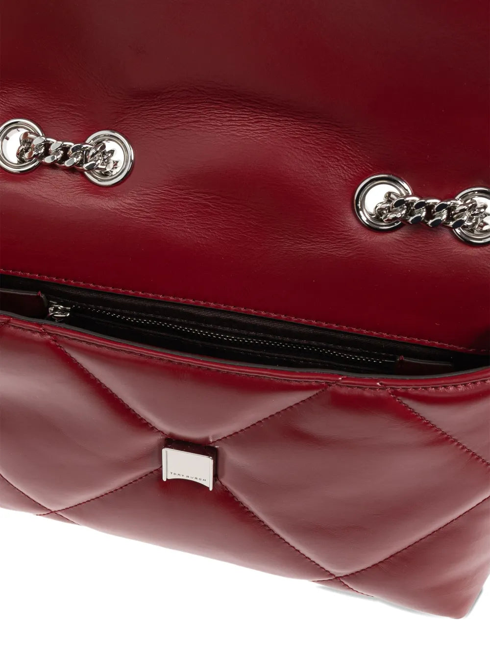 Tory Burch Quilted Design Logo Detail Chain Shouder Bag