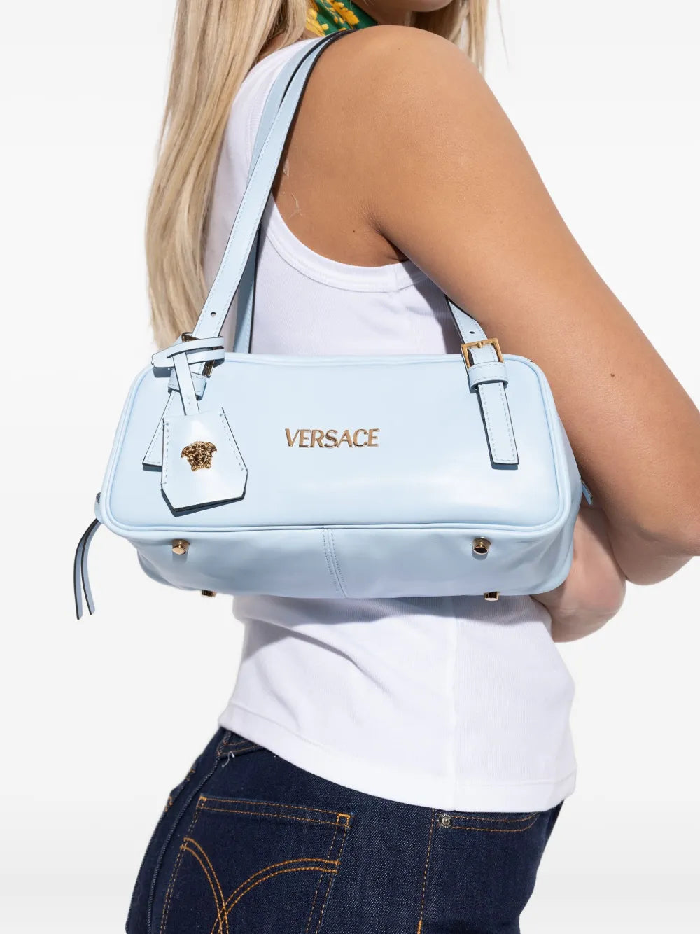 Versace Versace Tag Shoulder Bag