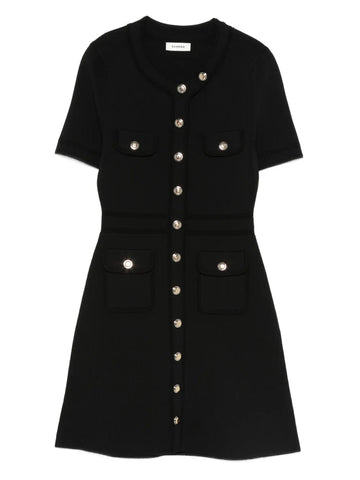 Sandro Button Detail Mini Dress