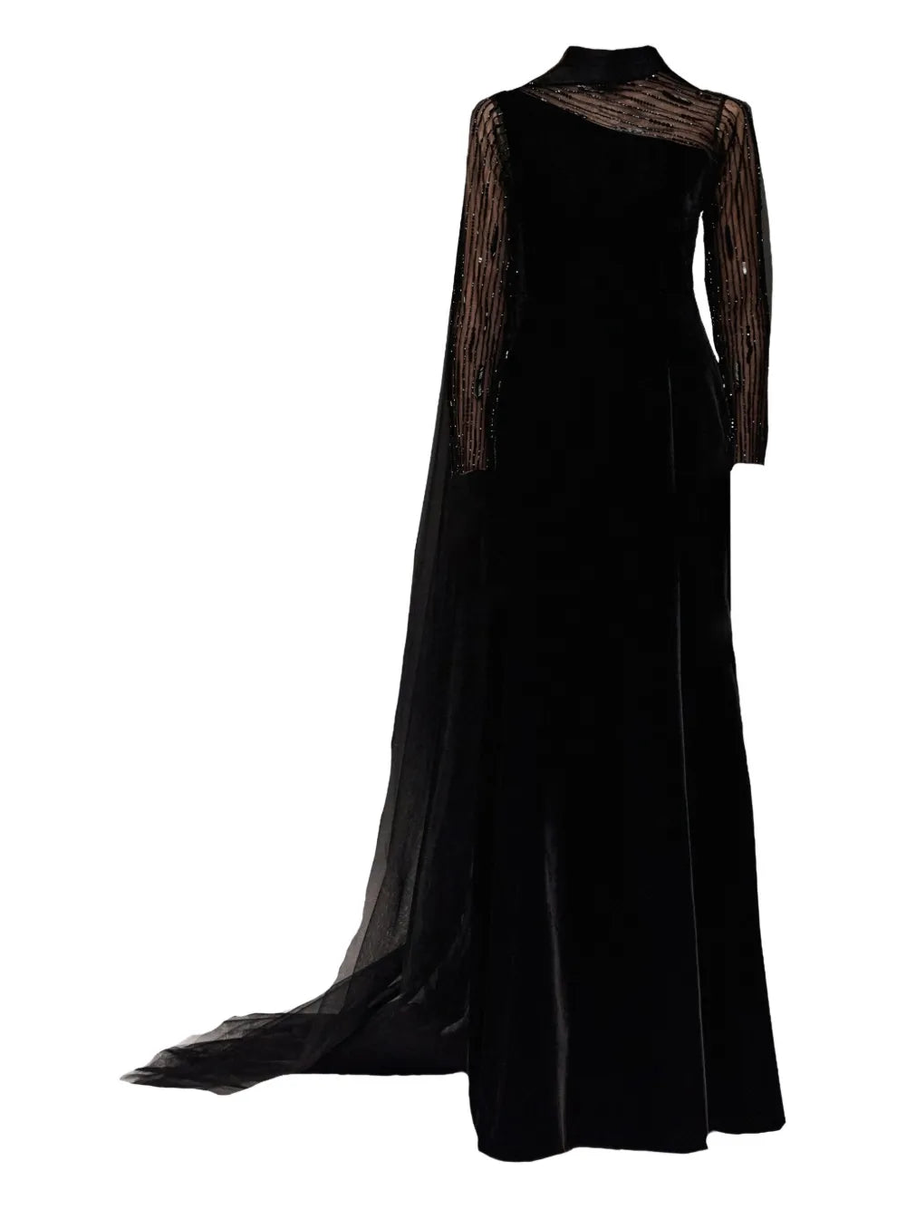 Tha Seen Sequin Embellishment Maxi Dress