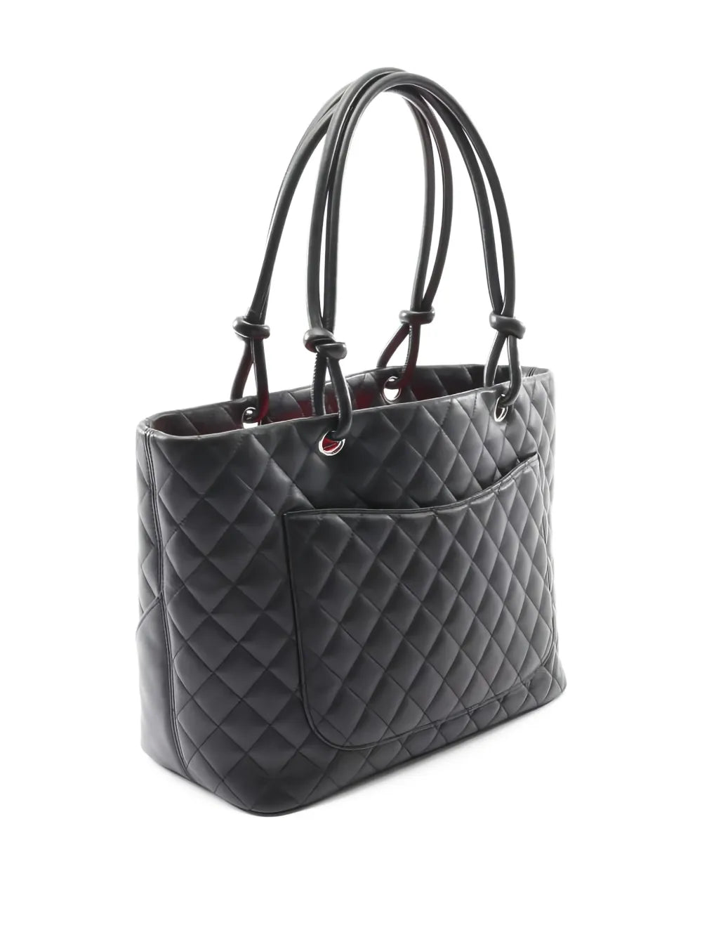 Chanel Pre Owned 2004 2005 Large Cambon Quilted Shoulder Bag