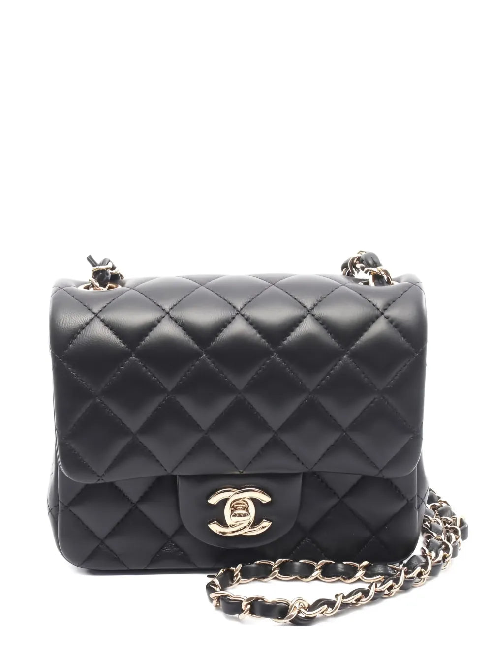 Chanel Pre Owned 2020 2021 Mini Classic Flap Matelasse Chain Shoulder Bag