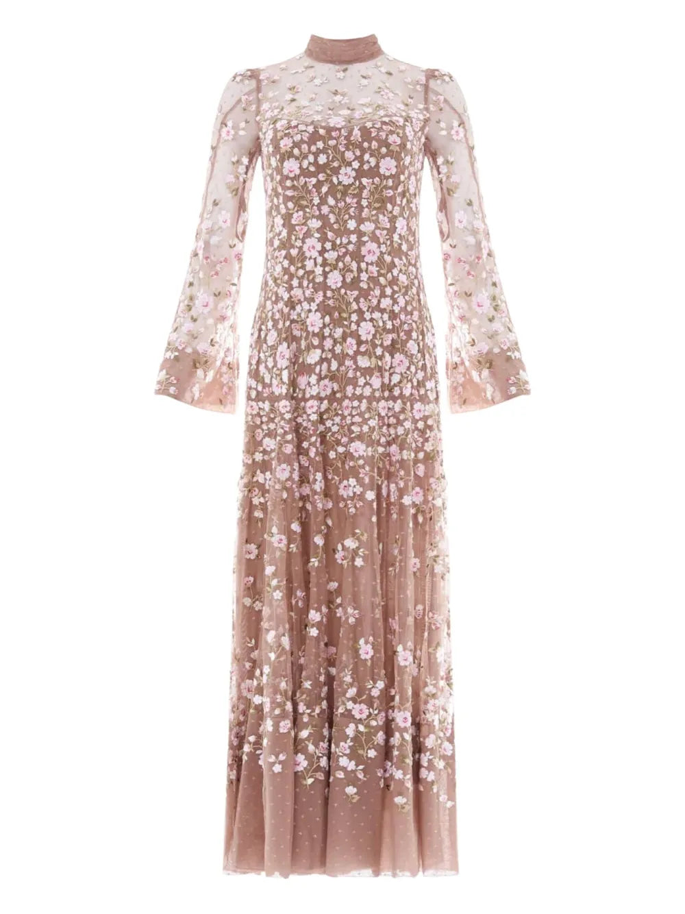 Needle Thread Sylvia Rose Long Sleeves Midi Dress