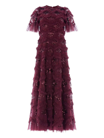 Needle Thread Daisy Ruffled Midi Dress