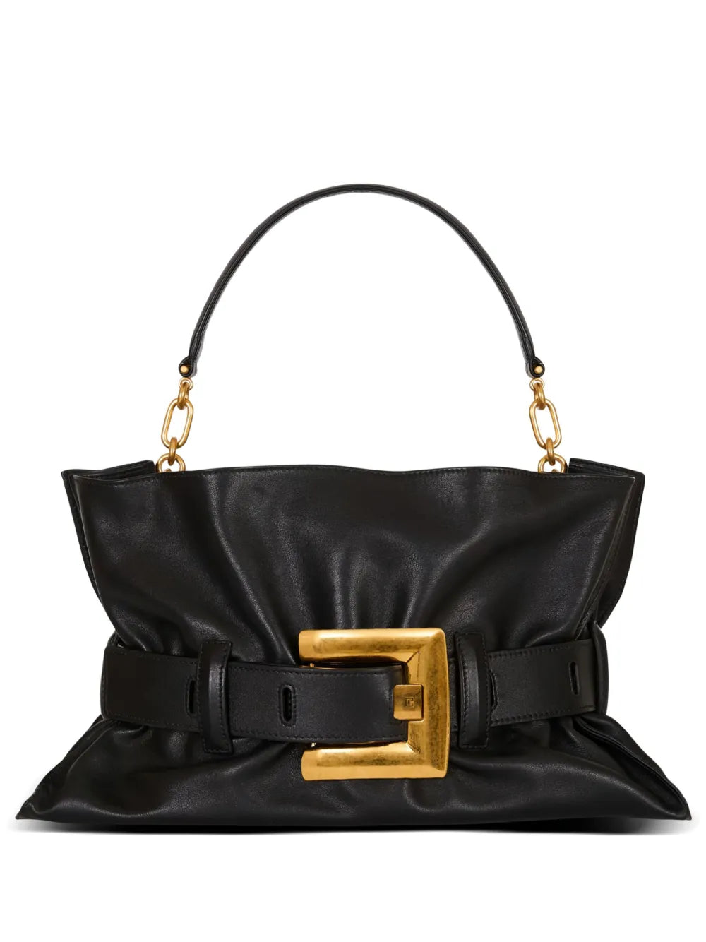 Balmain Medium Anthem Belt Detail Shoulder Bag