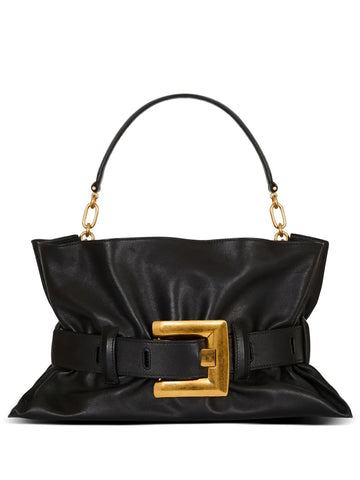 Balmain Medium Anthem Belt Detail Shoulder Bag