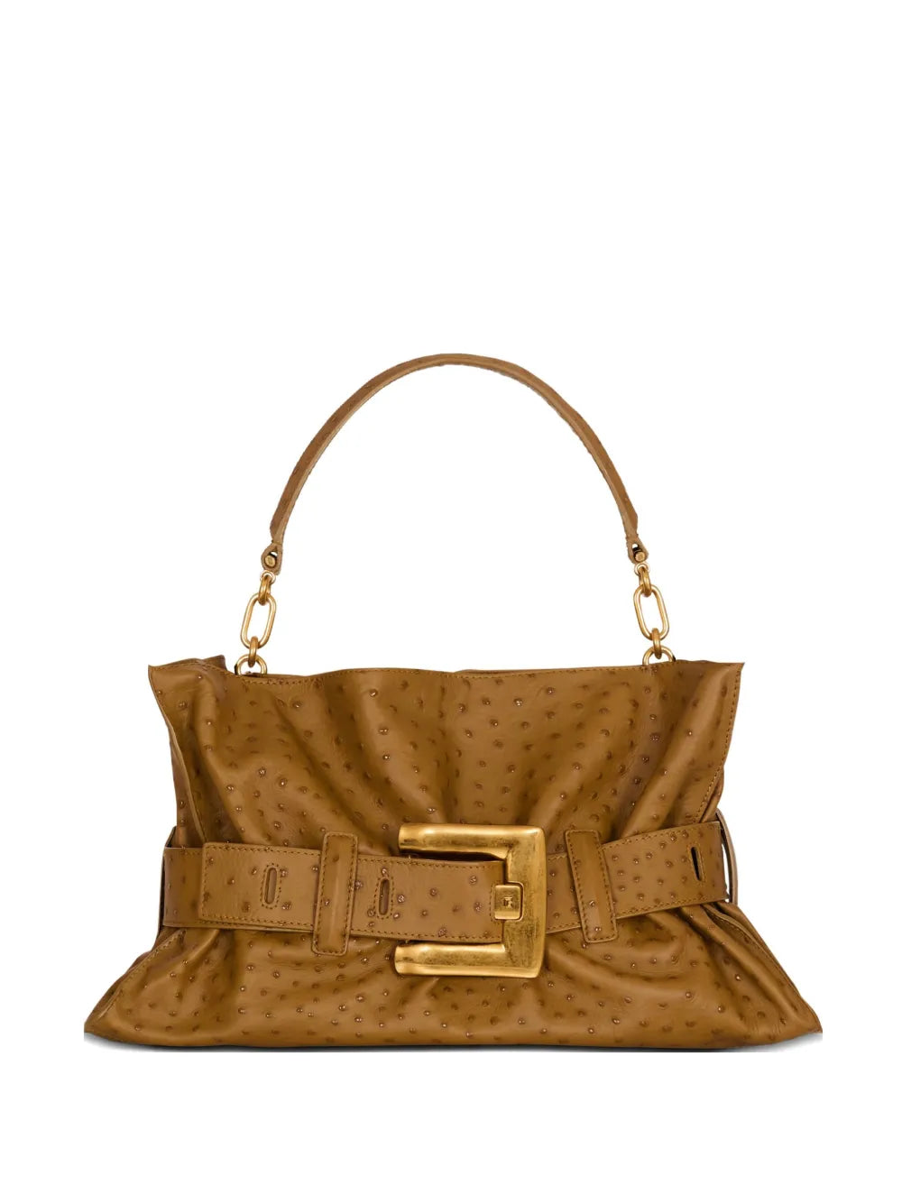 Balmain Medium Anthem Belt Detail Shoulder Bag