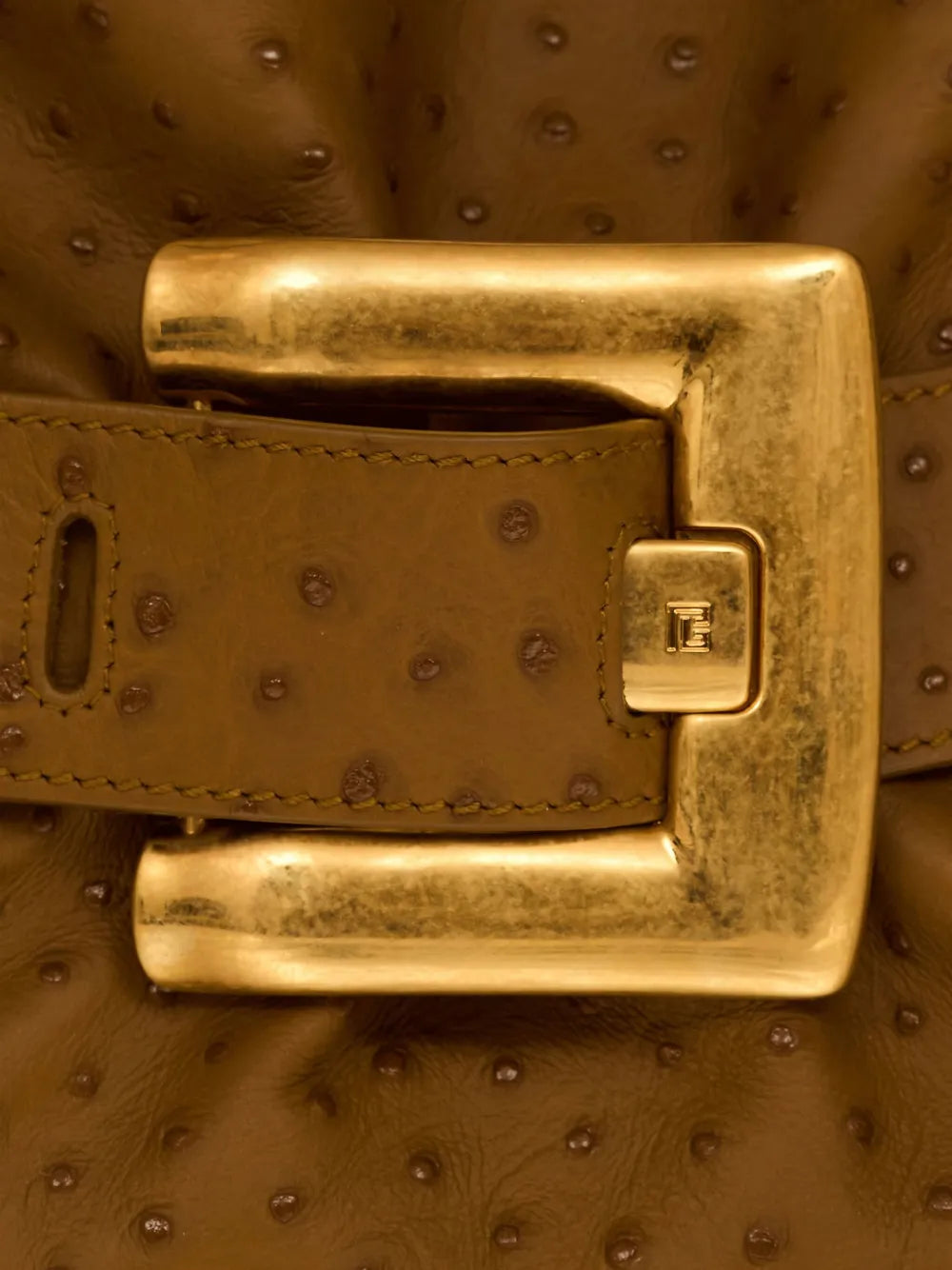 Balmain Medium Anthem Belt Detail Shoulder Bag