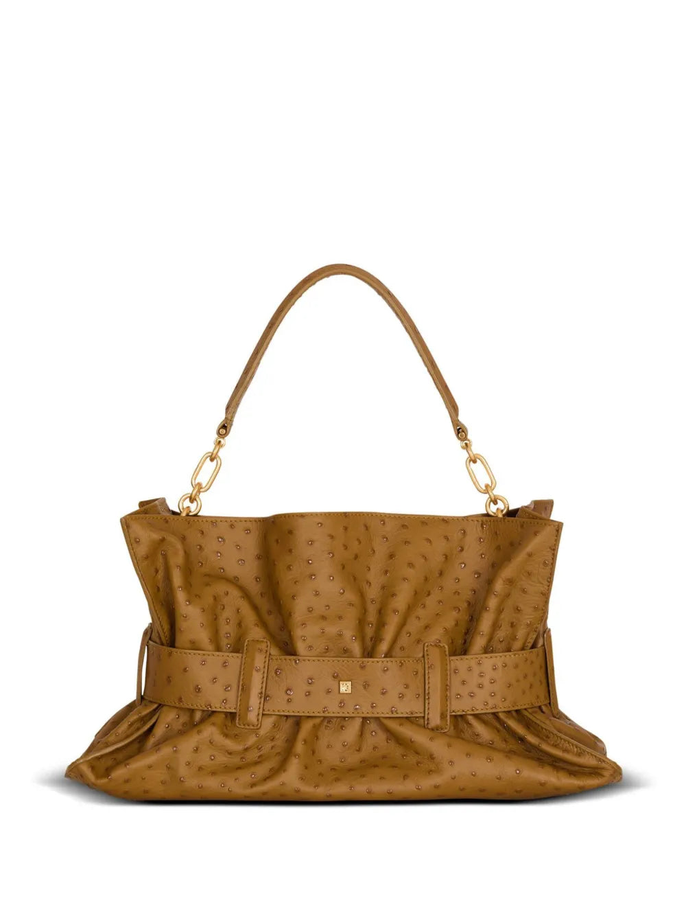 Balmain Medium Anthem Belt Detail Shoulder Bag