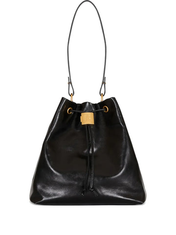 Balmain Pulse Leather Shoulder Bag