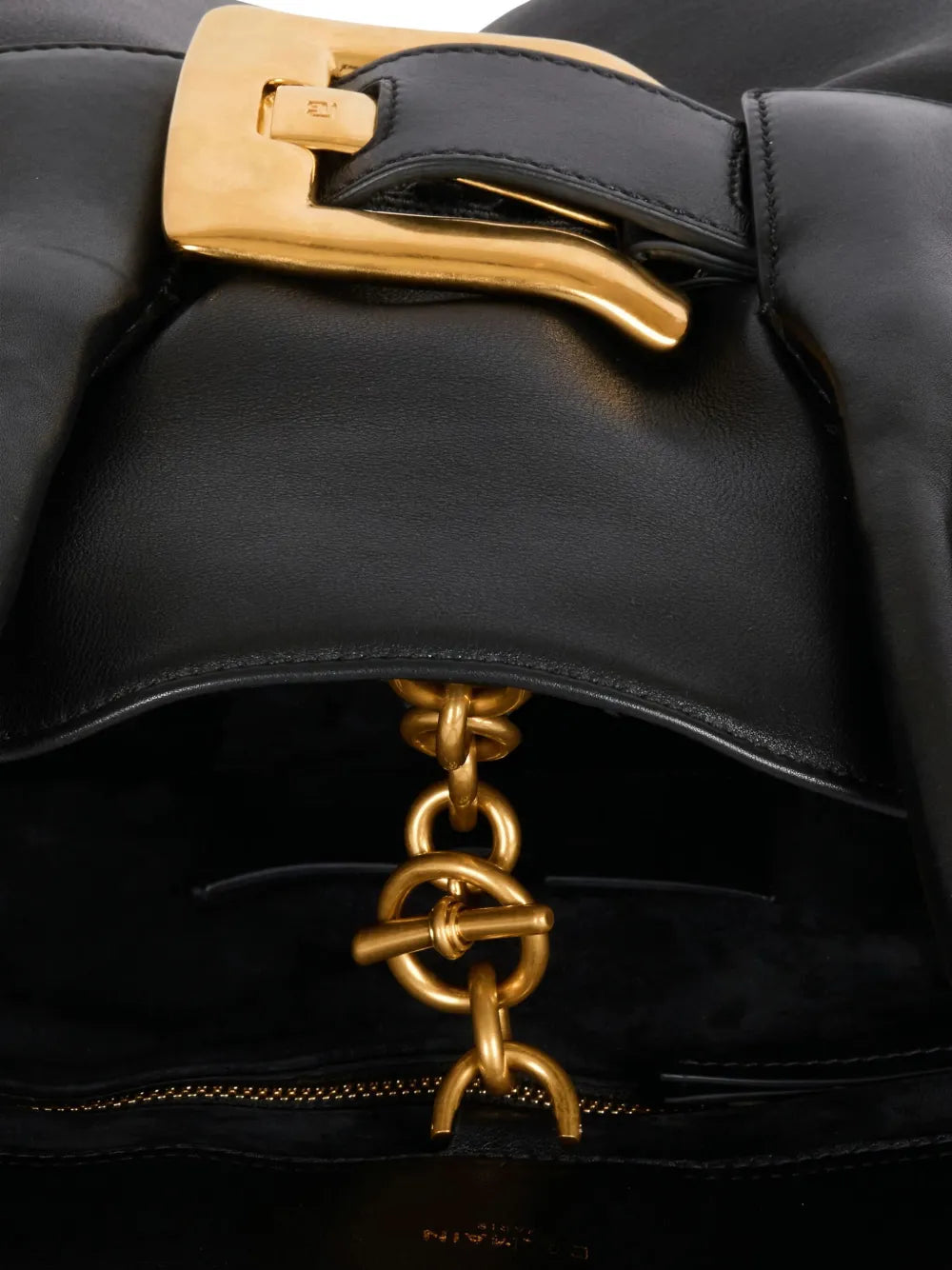 Balmain Large Anthem Buckled Shoulder Bag