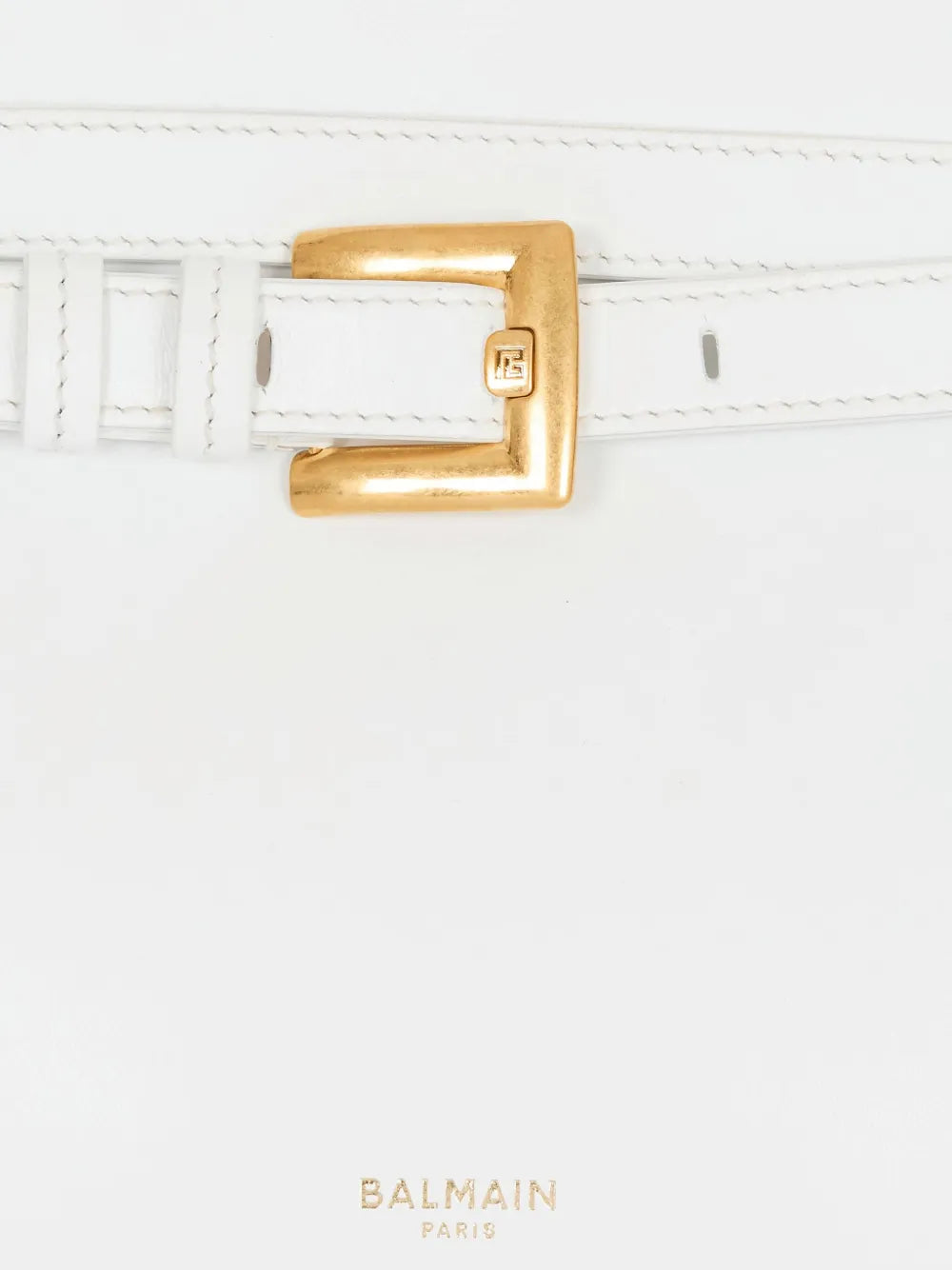 Balmain Medium Belted Detail Shoulder Bag