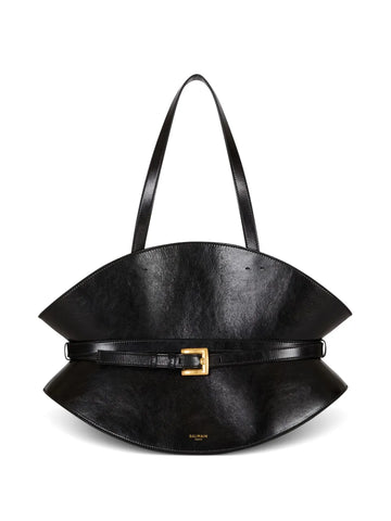 Balmain Medium Belted Detail Shoulder Bag