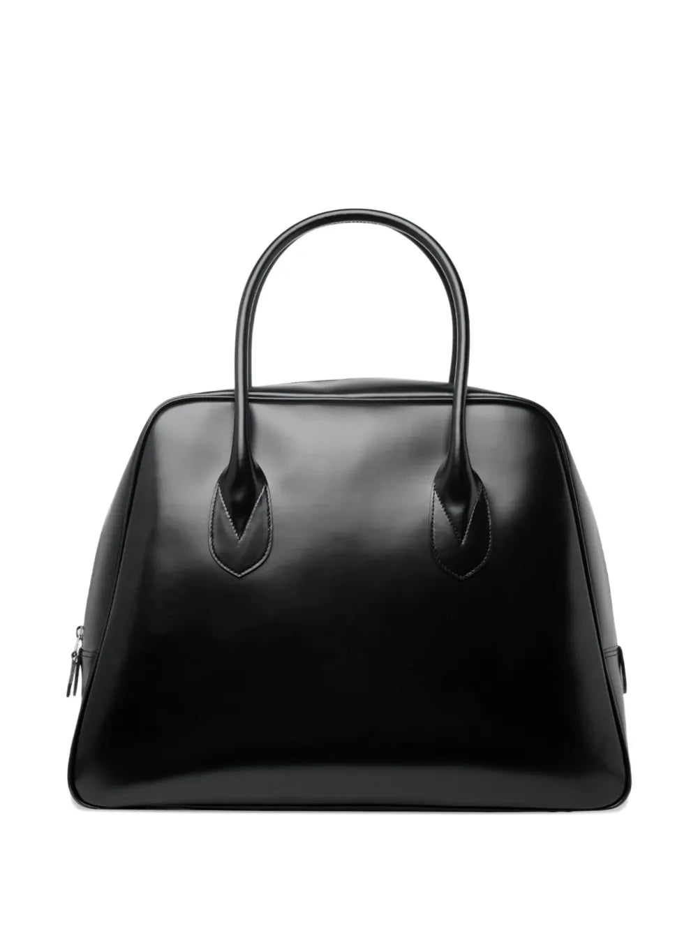 Comme Des Garcons Large Zip Trapezoid Shoulder Bag