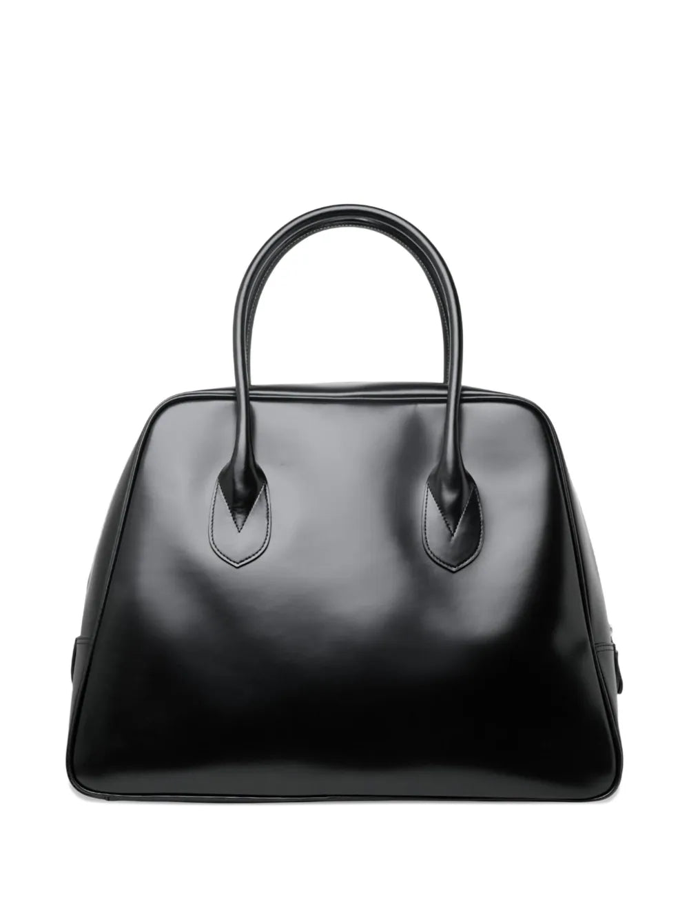 Comme Des Garcons Large Zip Trapezoid Shoulder Bag