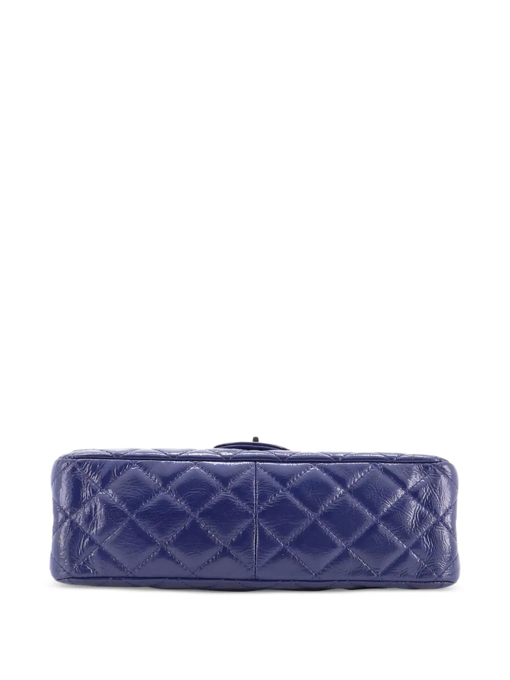 Chanel Pre Owned Reissue 255 Flap Bag Quilted Crinkled Patent 227 Shoulder Bag