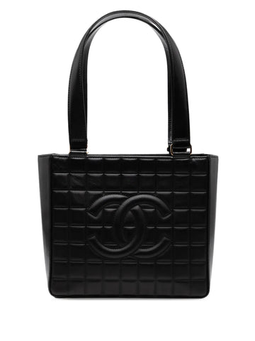 Chanel Pre Owned 2003 2004 Chocolate Bar Lambskin Shoulder Bag