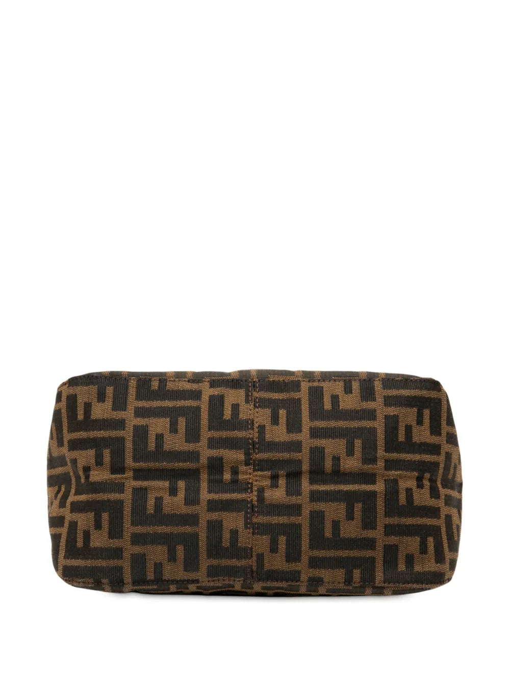 Fendi Pre Owned 20Th Century Zucca Canvas Double Flap Mamma Shoulder Bag