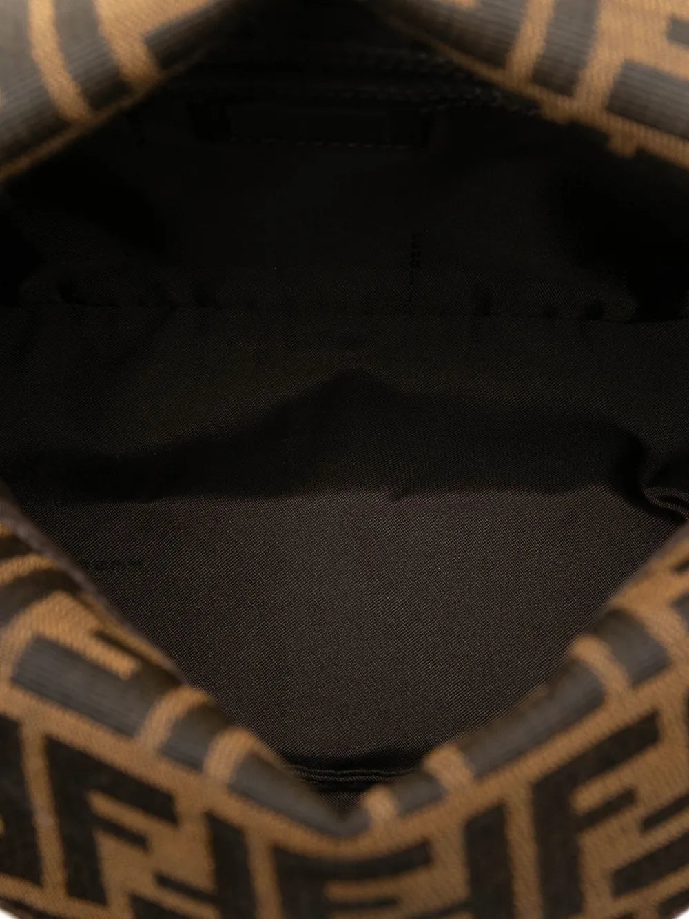 Fendi Pre Owned 20Th Century Zucca Canvas Double Flap Mamma Shoulder Bag