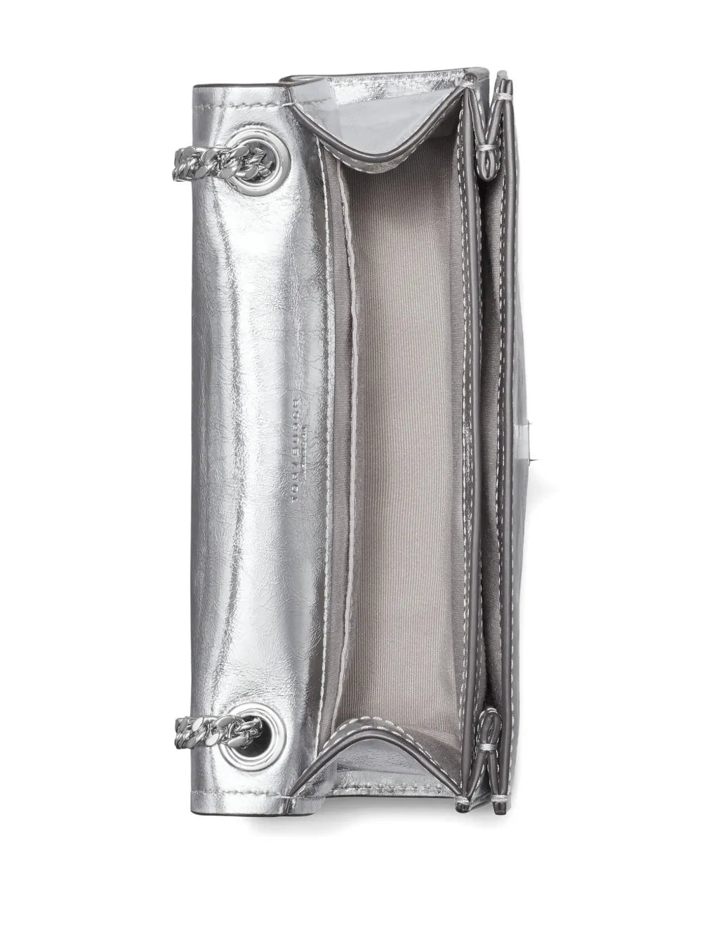 Tory Burch Mini Kira Turn Lock Metallic Shoulder Bag