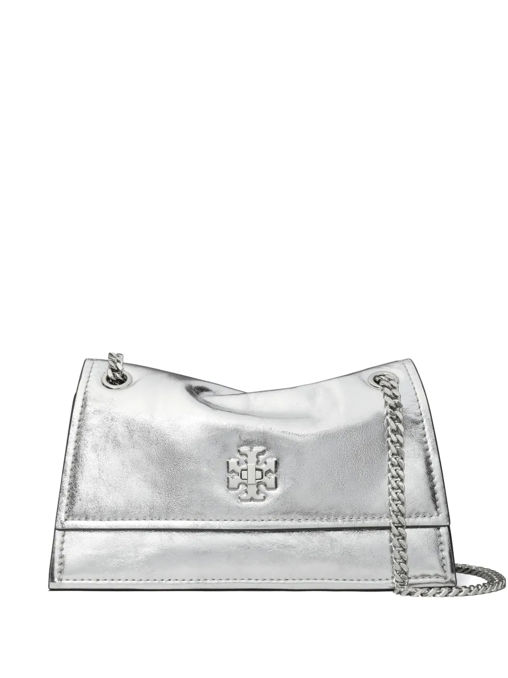 Tory Burch Mini Kira Turn Lock Metallic Shoulder Bag