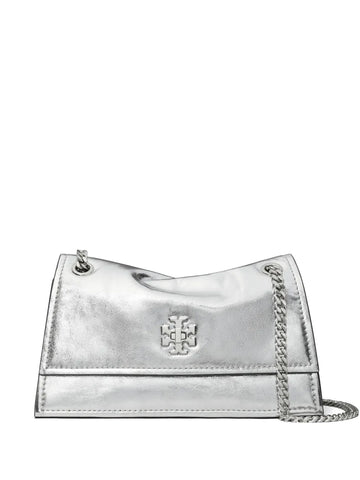 Tory Burch Mini Kira Turn Lock Metallic Shoulder Bag