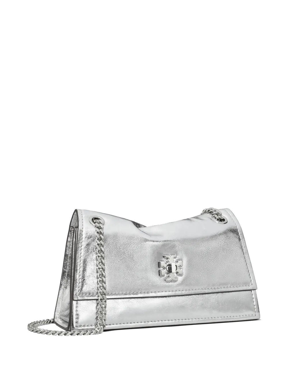 Tory Burch Mini Kira Turn Lock Metallic Shoulder Bag