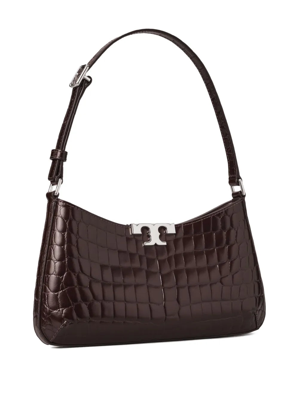 Tory Burch Eleanor Croc Embossed Shoulder Bag