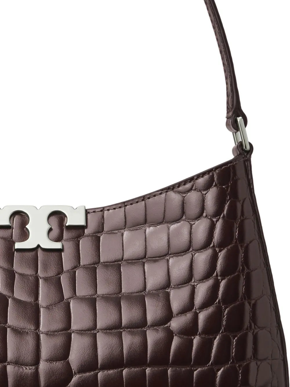 Tory Burch Eleanor Croc Embossed Shoulder Bag