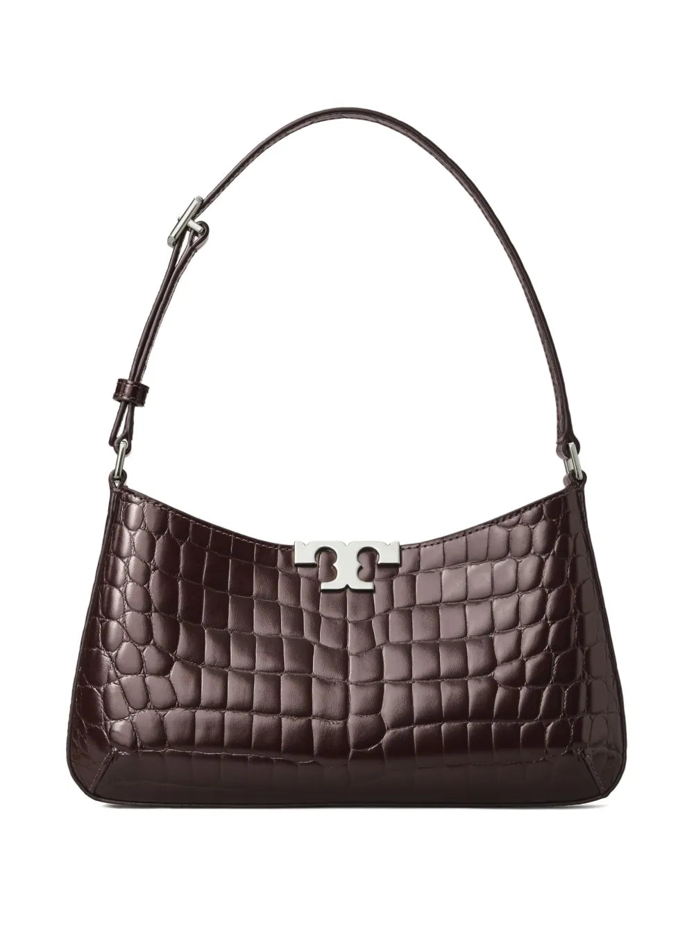 Tory Burch Eleanor Croc Embossed Shoulder Bag
