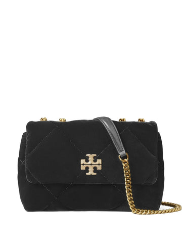 Tory Burch Small Kira Diamond Quilted Velvet Shoulder Bag