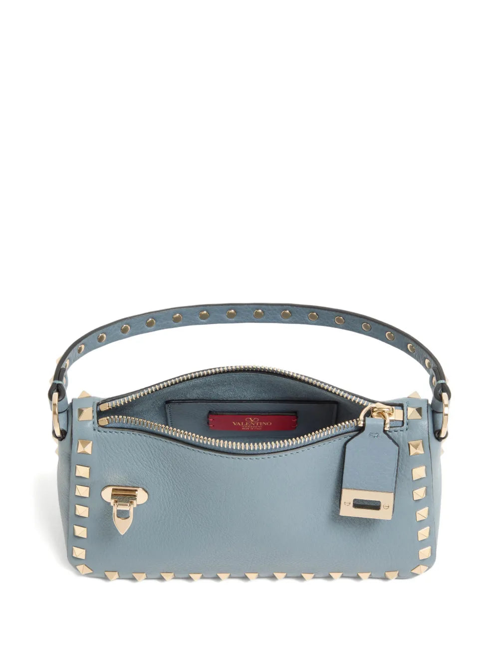 Valentino Garavani Small Rockstud Grained Shoulder Bag