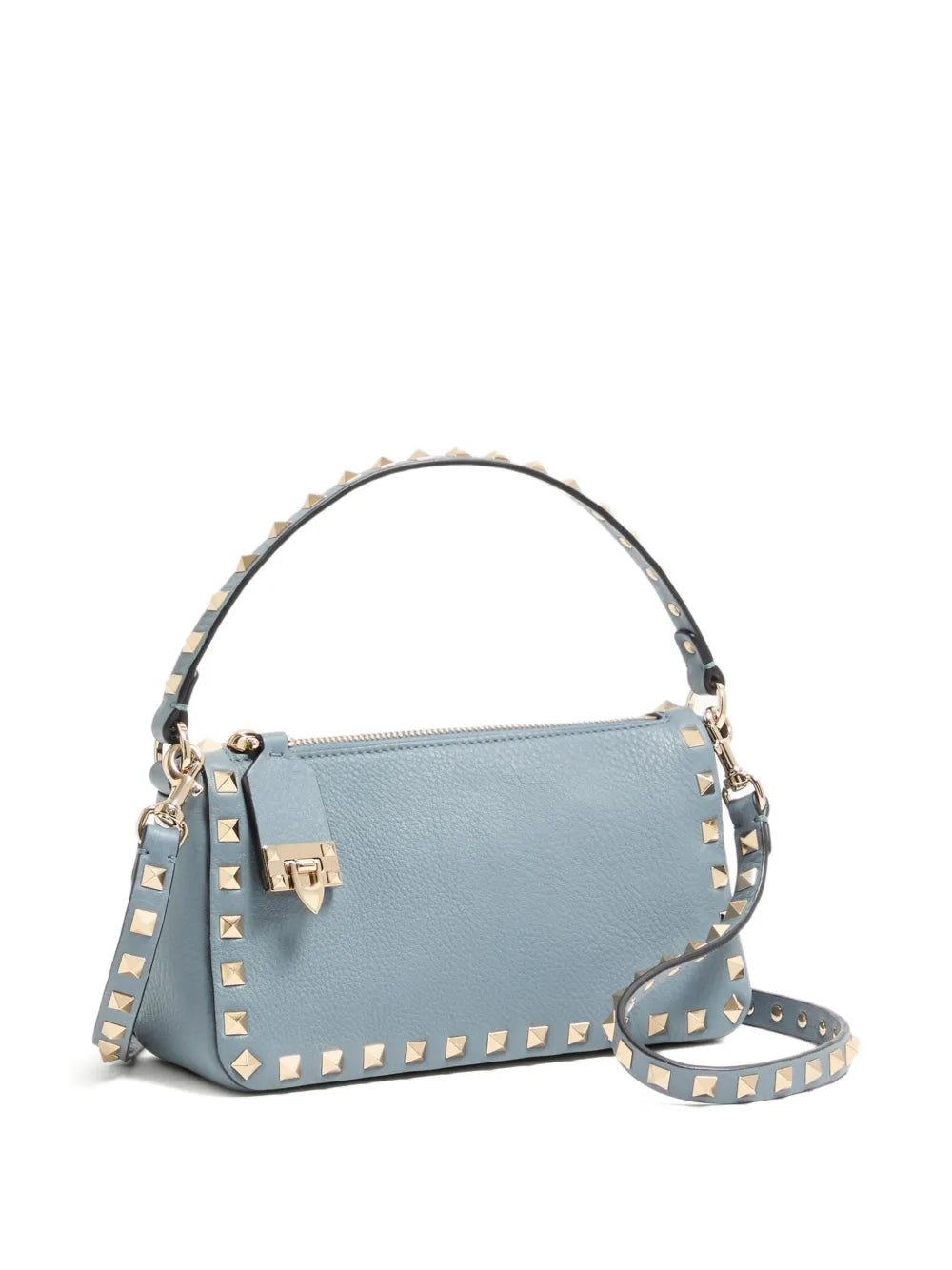 Valentino Garavani Small Rockstud Grained Shoulder Bag