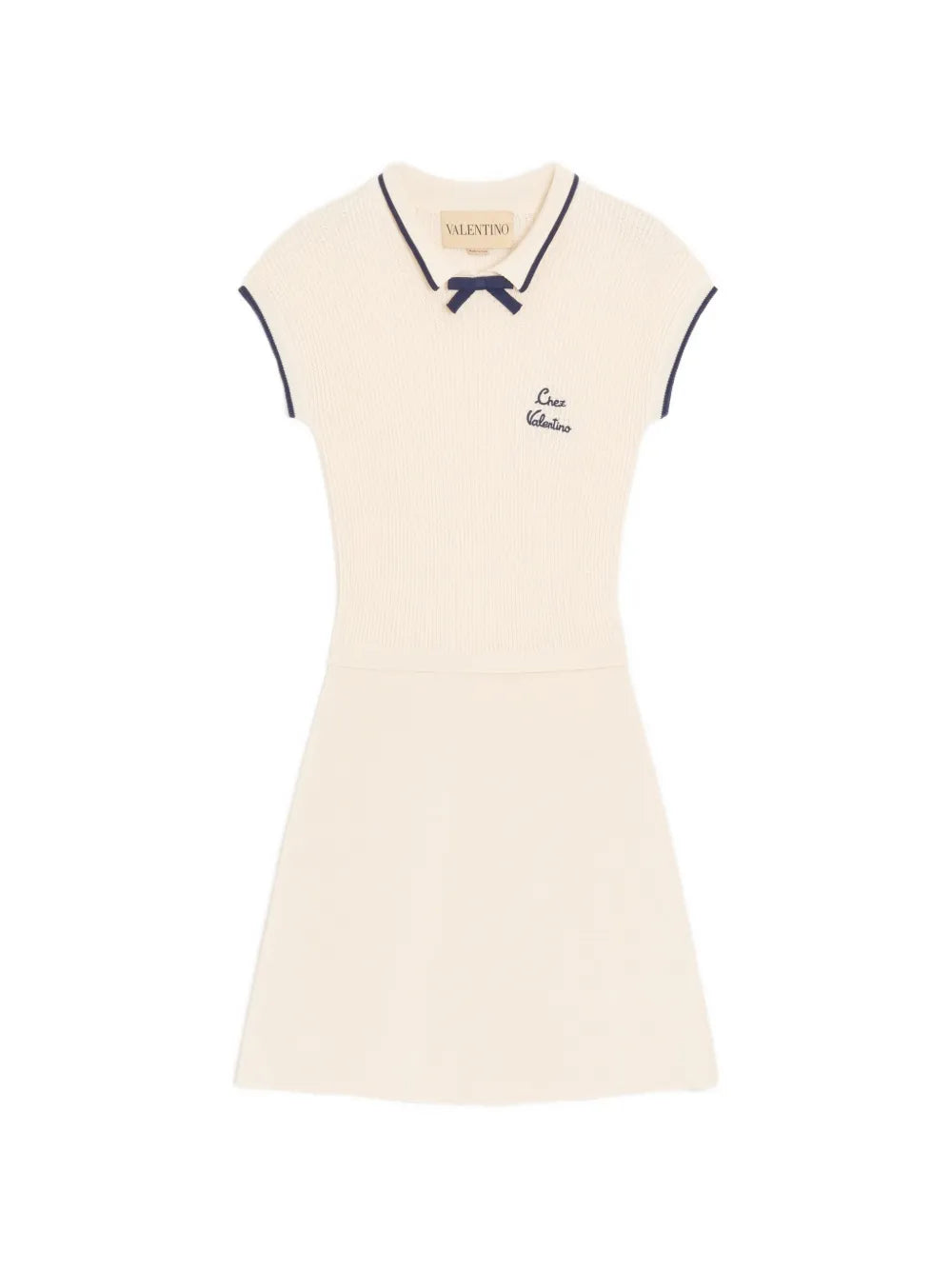 Valentino Garavani Bow Knitted Mini Dress