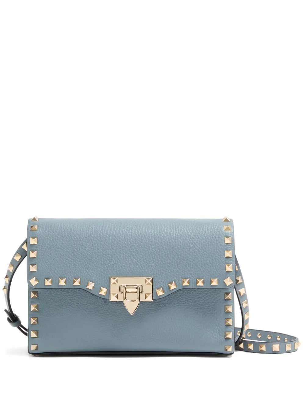 Valentino Garavani Small Rockstud Grained Shoulder Bag