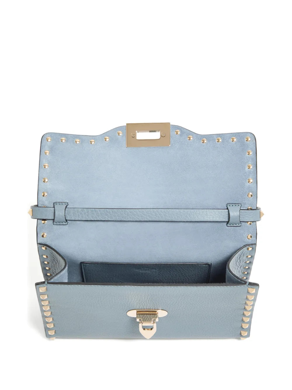 Valentino Garavani Small Rockstud Grained Shoulder Bag