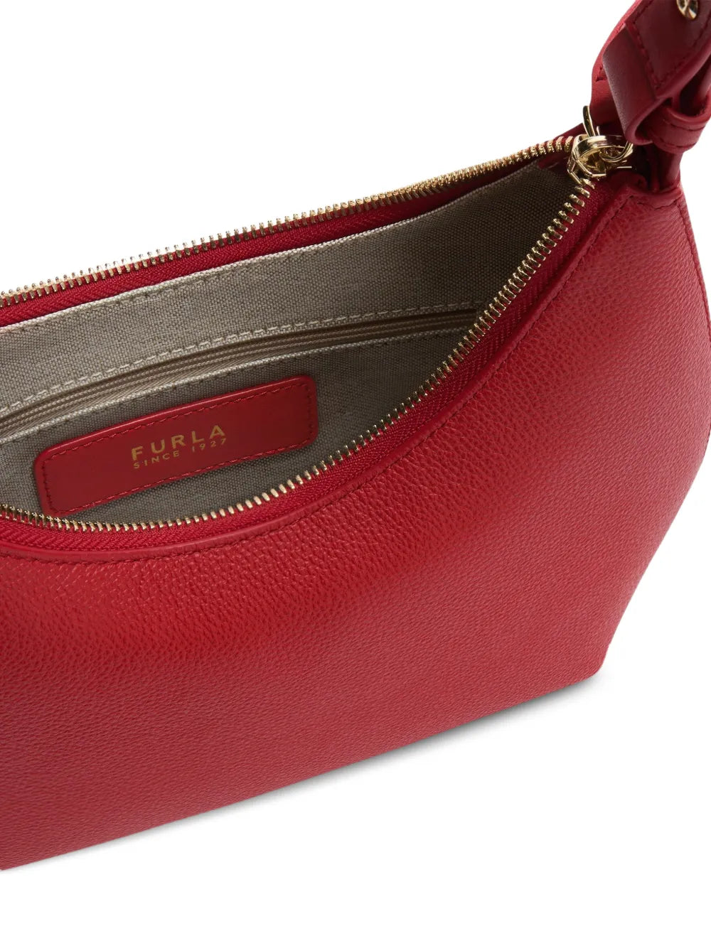 Furla Small Goccia Leather Shoulder Bag