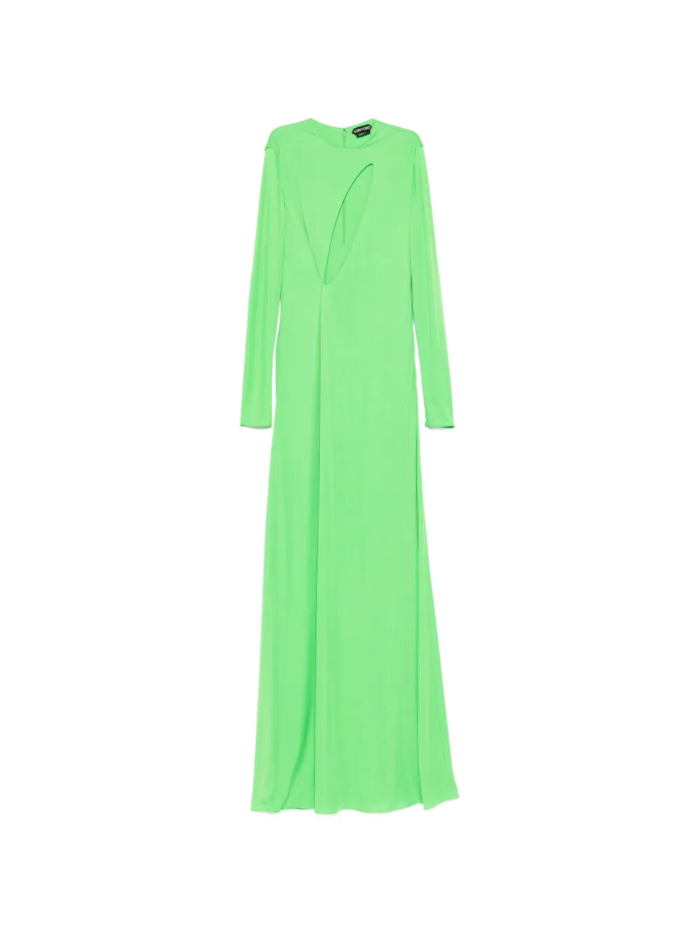 Tom Ford Cut Out Long Sleeve Maxi Dress