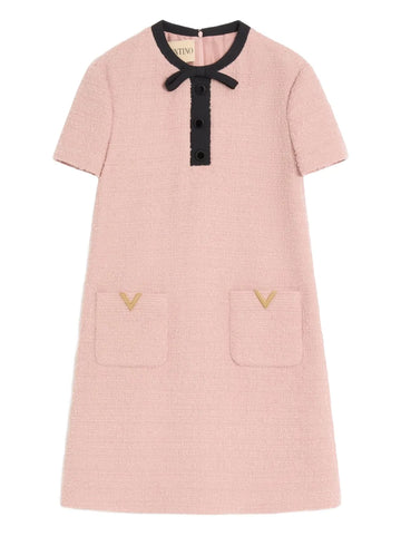 Valentino Garavani Bow Detail Mini Dress