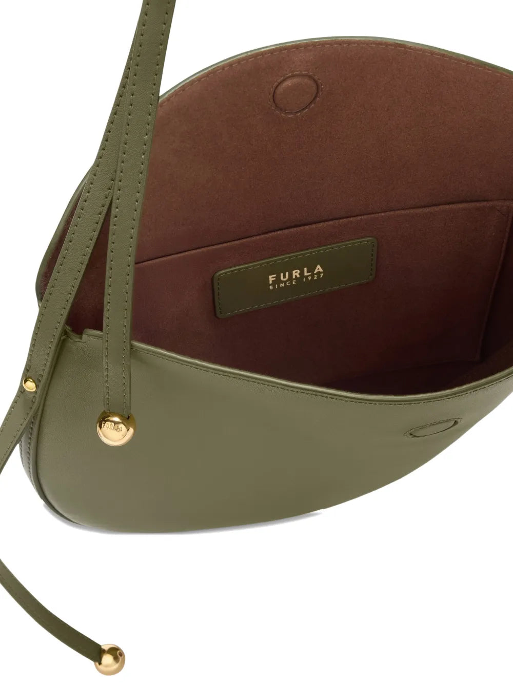 Furla Small Moonstone Leather Shoulder Bag
