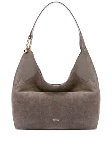 Furla Hobo Suede Tote Bag
