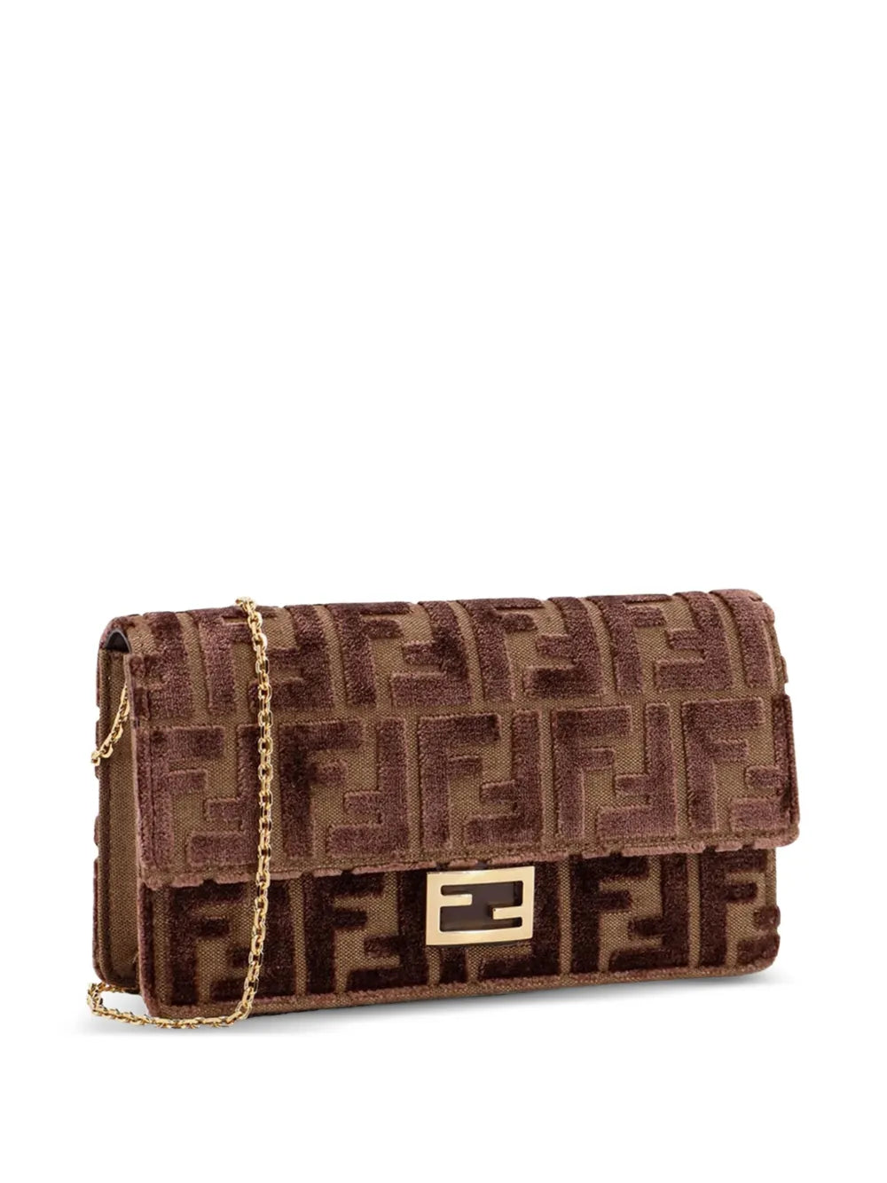 Fendi Ff Motif Chain Shoulder Bag