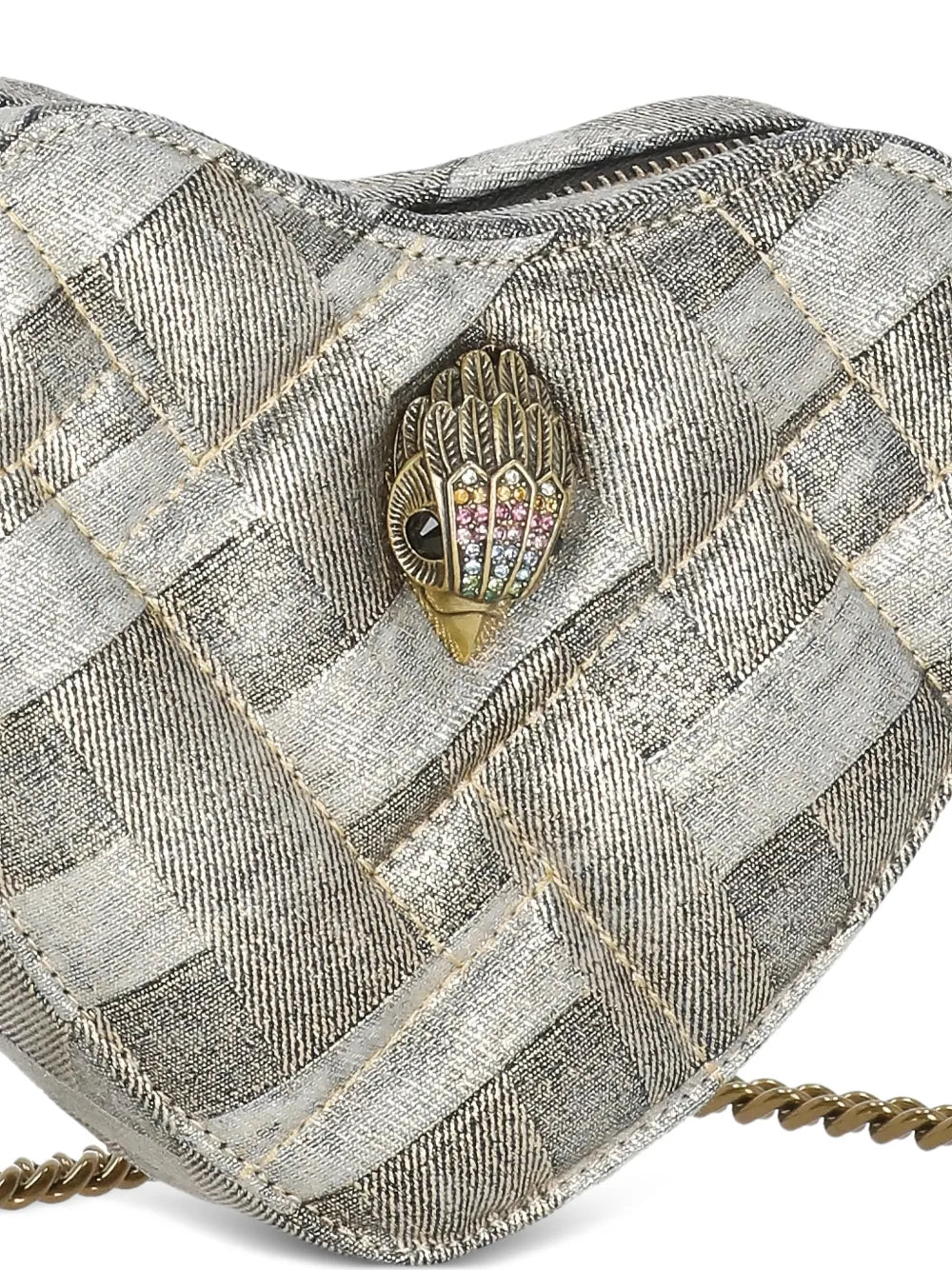 Kurt Geiger London Quilted Heart Mini Bag