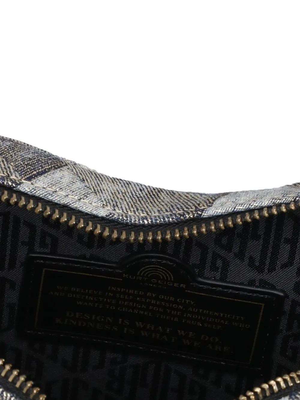 Kurt Geiger London Quilted Heart Mini Bag